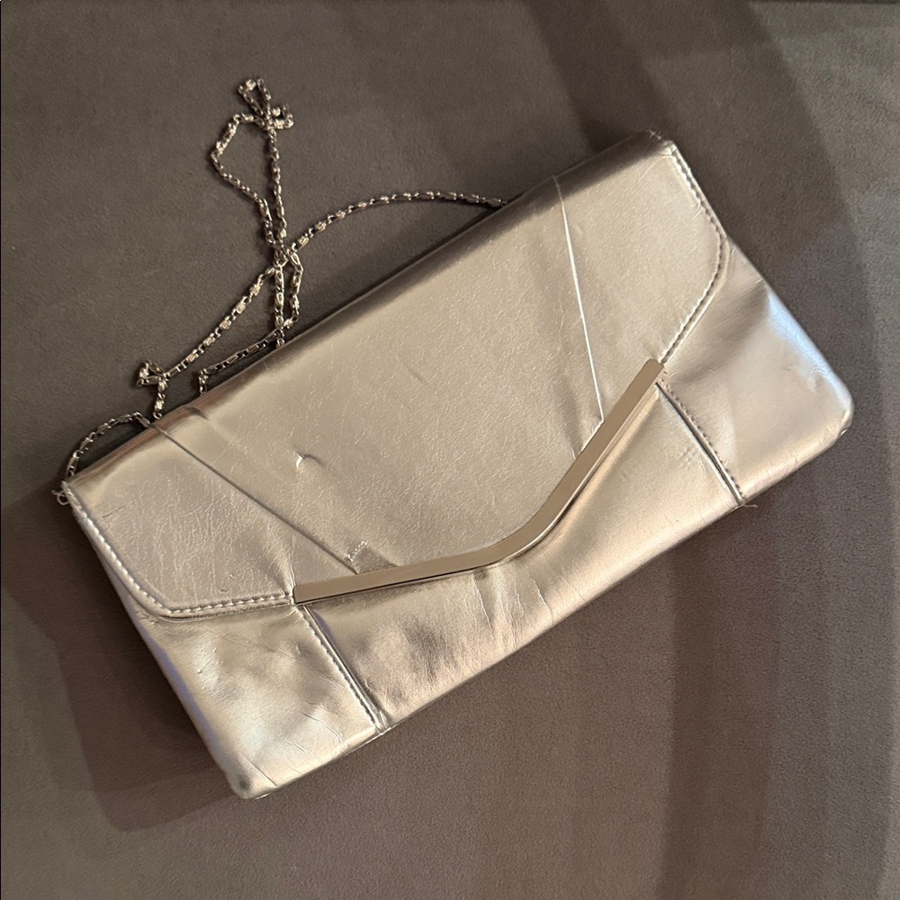 Silver Clutch Bag